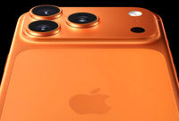 آیفون با رنگ نارنجی بیت کوین
