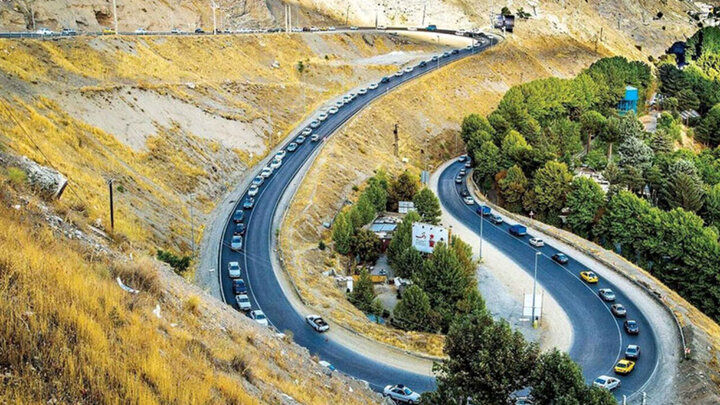 وضعیت راه‌ها امروز ۱۱ مهر؛ ترافیک سنگین در برخی مقاطع محور چالوس