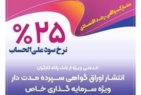 انتشار اوراق گواهی سپرده خاص از سوی بانک رفاه کارگران تداوم دارد
