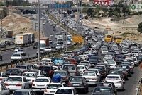 ترافیک سنگین در آزادراه کرج_قزوین