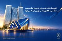 گام بزرگ بانک ملی برای خروج از بنگاه‌داری؛ «شفادارو» ۲۵ مهرماه در بورس عرضه می‌شود