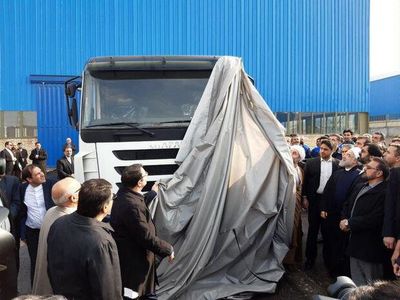 افتتاح طرح تولید کامیون با حضور رئیس جمهور