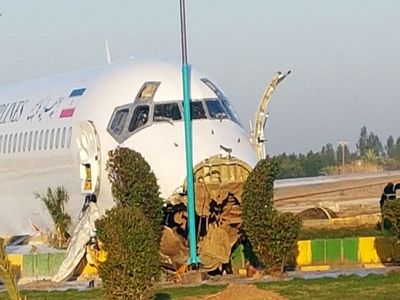 خلبان مقصر سانحه هواپیمای کاسپین در ماهشهر/ خلبان بوئینگ با دستور وزیر راه بازنشسته شد/ فرودگاه اهواز از پرواز خبر نداشت