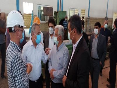 بازدید مدیران شستا و تاپیکو از پروژه کاغذسازی بیستون