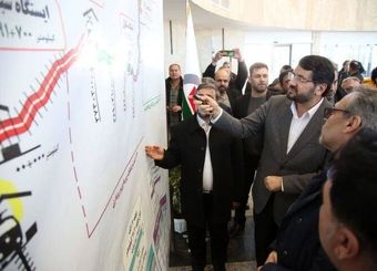 بازدید وزیر راه و شهرسازی از راه‌آهن میانه-اردبیل