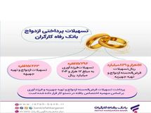 بانک رفاه کارگران بیش از 51 هزار میلیارد ریال تسهیلات ازدواج پرداخت کرد