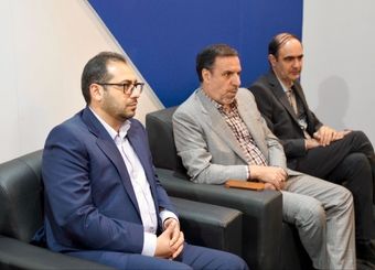 حضور حجت اله میرزایی مدیرعامل صندوق بازنشستگی کشوری در غرفه بیمه ملت