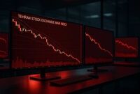 دومین ریزش سنگین بورس تهران؛ شاخص کل ۱۱۴ هزار واحد عقب نشست

