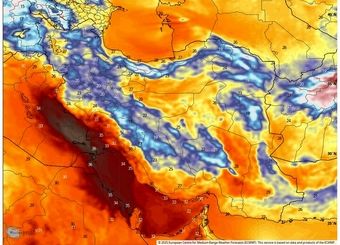 هشدار نارنجی شدت دما در ۹ استان