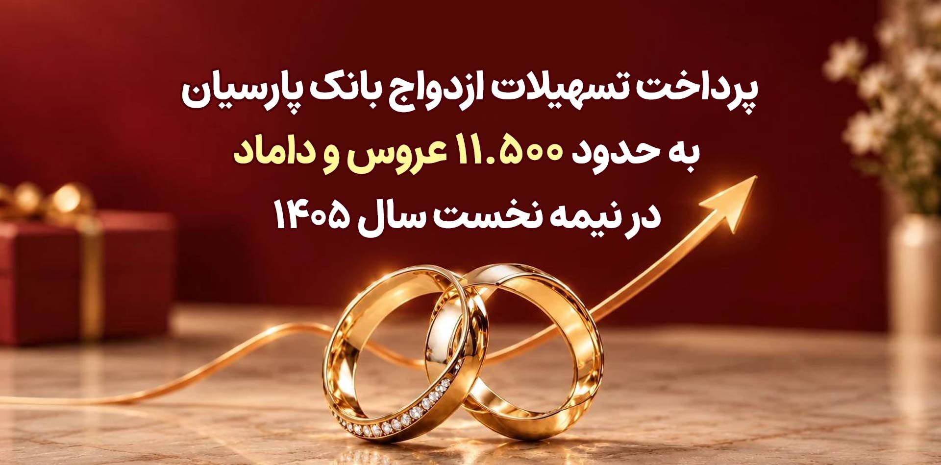 پرداخت تسهیلات ازدواج بانک پارسیان به حدود 11 هزار و 500 عروس و داماد در نیمه نخست سال 1405
