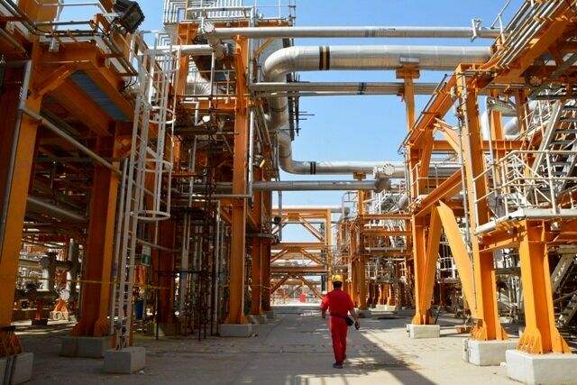 افزایش ۵۶۰ میلیون مترمکعبی تولید گاز شیرین در پارس جنوبی
