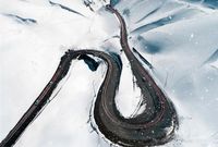 ترافیک سنگین در هراز و فیروزکوه/کولاک برف در جاده‌های 5 استان