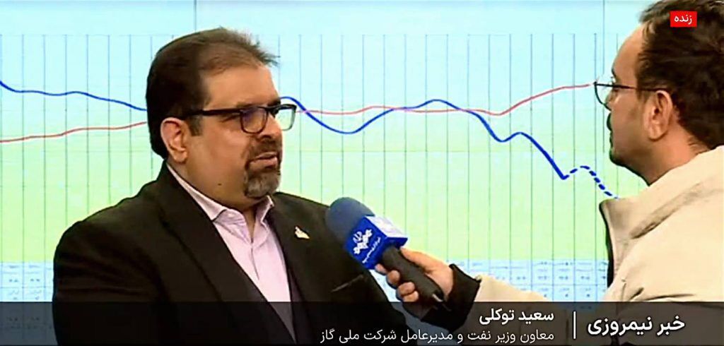 میزان مصرف گاز به ۶۸۰ میلیون متر مکعب می رسد